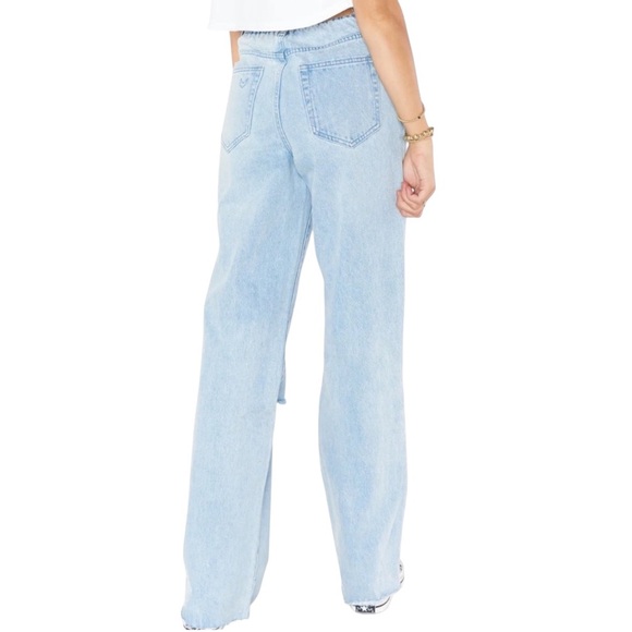 Show Me Your MuMu Distressed Baggy High Rise Jeans 29 - Picture 2 of 11